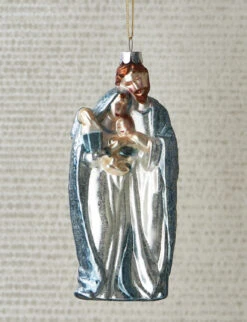 Raz 5.5" Holy Family Glass Christmas Ornament 4052918