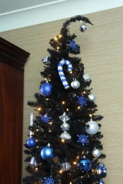 The Pre-Lit Black Italian Pencilimo Tree -Hallmark Sales Store black pencil top 5