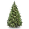 Christmas Central 9 Ft. Carolina Pine Tree With Clear Lights