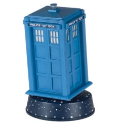 2023 Doctor Who 60th Anniversary, TARDIS 9" Tabletop , LIGHT,SOUND,MOTION *SHIPS NOV 5 -Hallmark Sales Store doctor who tardis keepsake decoration 1qfm3949 06