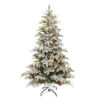 7.5' Pre-lit Flocked Aspen Green Fir Artificial Christmas Tree, Color Select LED Lights 2 7.5' Pre-lit Flocked Aspen Green Fir Artificial Christmas Tree, Color Select LED Lights -Hallmark Sales Store dpul apgf 75ld6 1 64017.1688168072