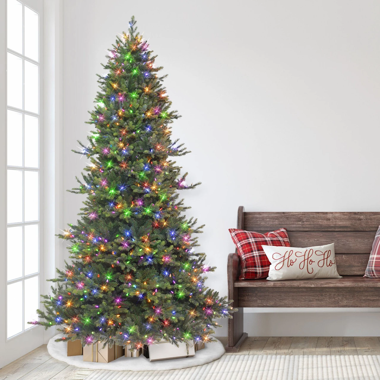 7.5' Pre-lit Royal Majestic Douglas Fir Downswept Artificial Christmas Tree, Color Select LED Lights 5 7.5' Pre-lit Royal Majestic Douglas Fir Downswept Artificial Christmas Tree, Color Select LED Lights - Image 3