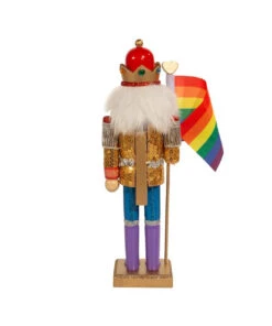 Kurt Adler 12" Gay Pride Nutcracker -Hallmark Sales Store f2088 03 82893.1628178708