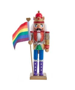Kurt Adler 12" Gay Pride Nutcracker