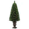 Home Accents Holiday 4 Ft. Potted Artificial Christmas Tree With 50 Clear Lights-TYT-14048 205092429