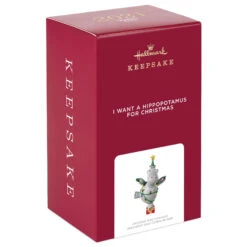 2021 I Want A Hippopotamus For Christmas * Damaged Box -Hallmark Sales Store i want a hippopotamus for christmas musical keepsake ornament 1999qgo2142 04