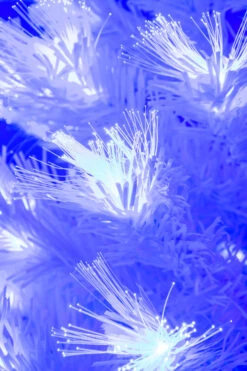 The White Blue Ripple Effect Fibre Optic Tree (4ft To 7ft) -Hallmark Sales Store kmc3487