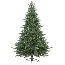 7' Pre-Lit Blue Spruce Artificial Christmas Tree, Clear Lights