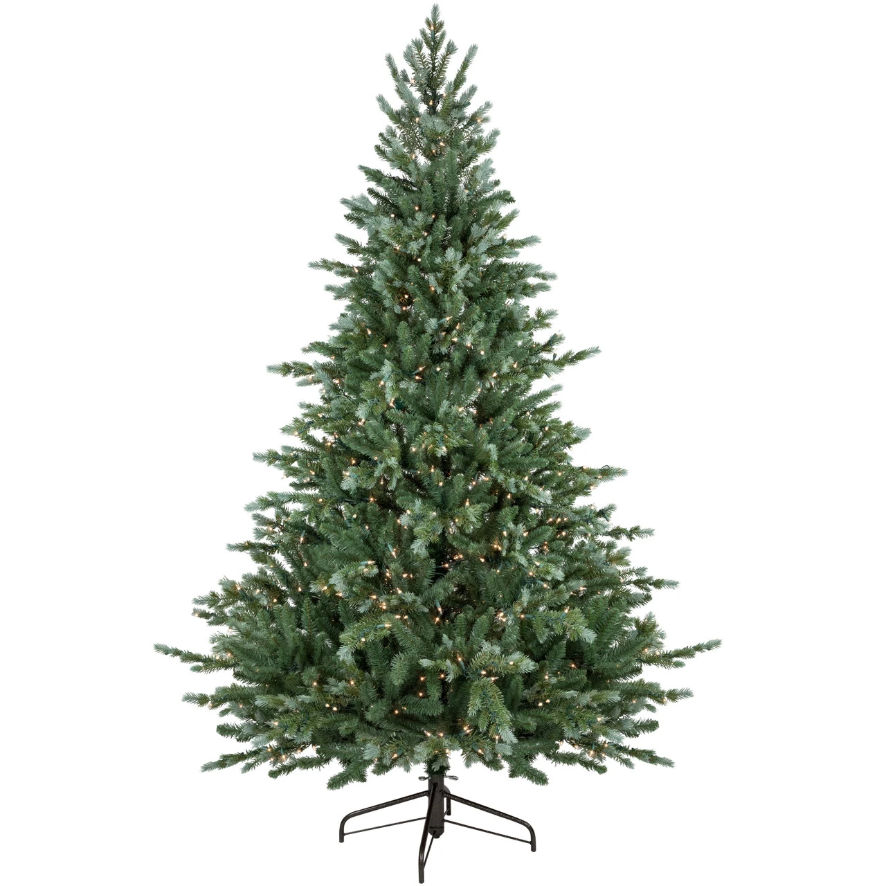 7' Pre-Lit Blue Spruce Artificial Christmas Tree, Clear Lights 3 7' Pre-Lit Blue Spruce Artificial Christmas Tree, Clear Lights