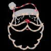 Lighted Santa Claus Christmas Window Silhouette - 17.5 Inch