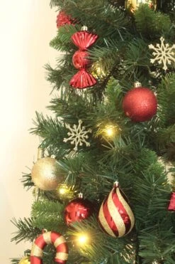 Pre-Lit Pop Up Christmas Tree (6ft To 7ft) -Hallmark Sales Store pop up side