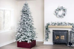 The 7ft Snowy Alpine Tree -Hallmark Sales Store snowy alpine unlitlandscape 9